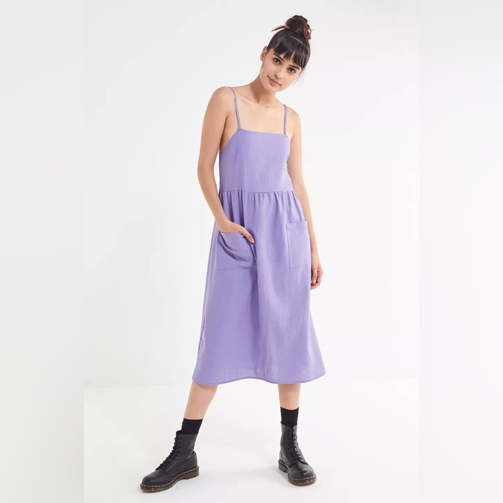 Urban Outfitters Purple Midi Dress